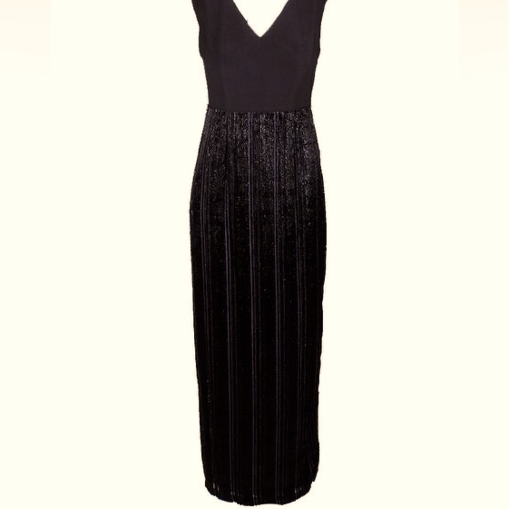 evening dress black 16W